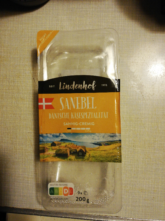 Lindenhof Sanebel Dänische Käsespezialität Sahne -Cremig, 45% Fe | Hochgeladen von: Ilie