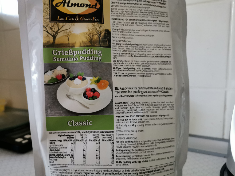 Almond - Grießpudding (unverarbeitet) von ledneS | Hochgeladen von: ledneS
