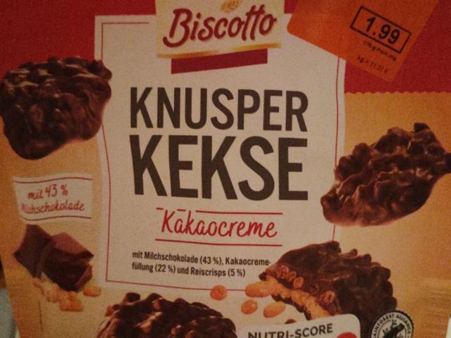 Knusper Kekse, Milchschokolade 43%, Kakaocremefüllung 22%, Reis | Hochgeladen von: Josepine Knusper Kekse, Milchschokolade 43%, Kakaocremefüllung 22%, Reis | Hochgeladen von: Josepine