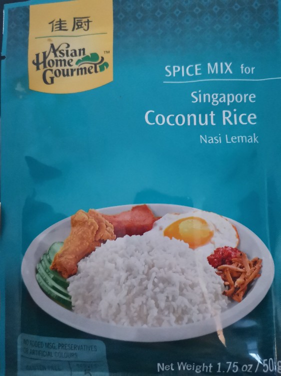 Spice Mix Coconut Rice Singapore, Nasi Lemak von smileak876 | Hochgeladen von: smileak876