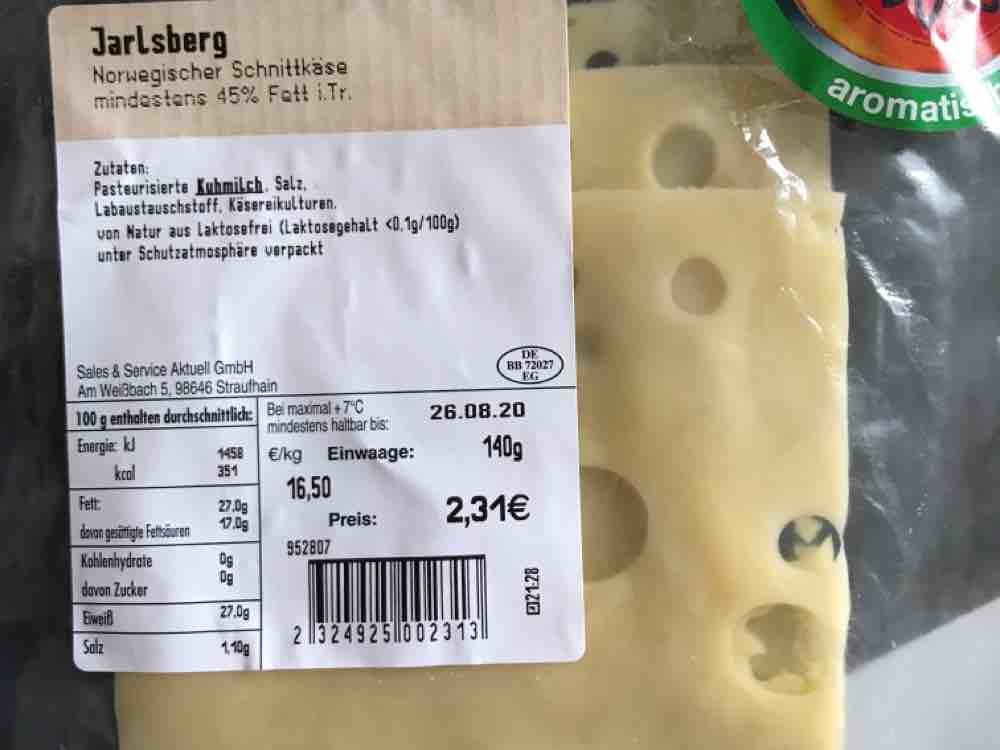 Jarlsberg 45%, Norwegischer Schnittkäse - aromatisch von he | Hochgeladen von: heikof72