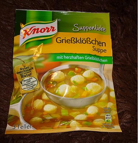 Knorr Suppenliebe Grießklößchen, Trockenprodukt | Hochgeladen von: bijou222