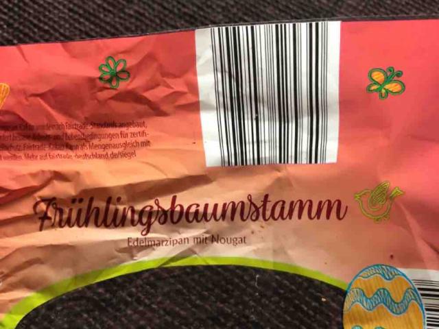 Frühlingsbaumstamm, 52% Edelmarzipan von ahle1 | Hochgeladen von: ahle1