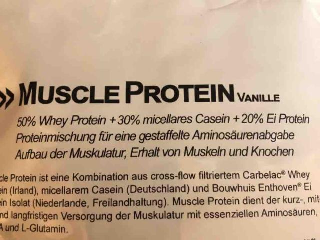 MuscleProtein, Vanille von bleiwerfer | Hochgeladen von: bleiwerfer