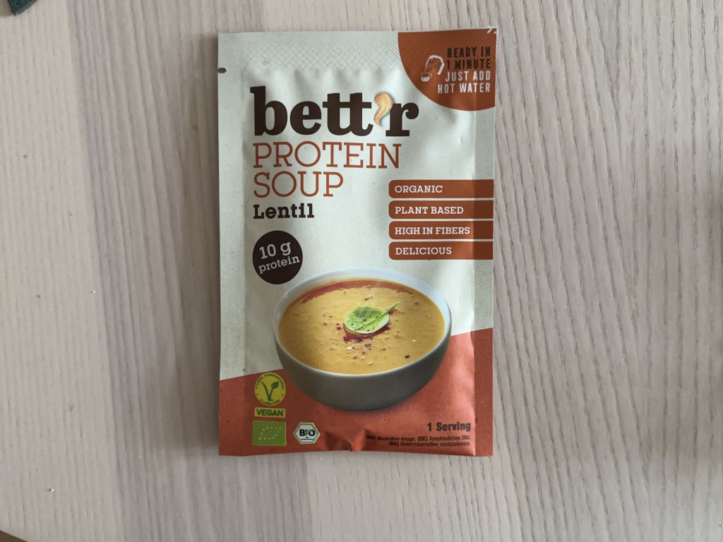 Bettr Protein Soup Lentil, 10gr Protein von jeschicka | Hochgeladen von: jeschicka