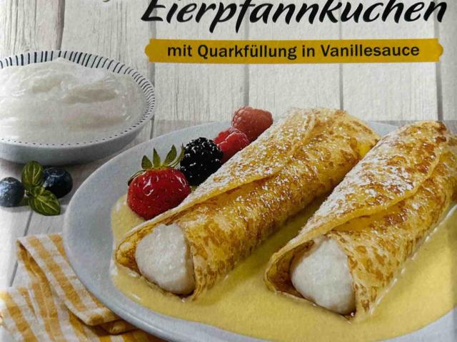 Eierpfannkuchen mit Quarkfüllung in Vanillesauce by mmaria28 | Uploaded by: mmaria28