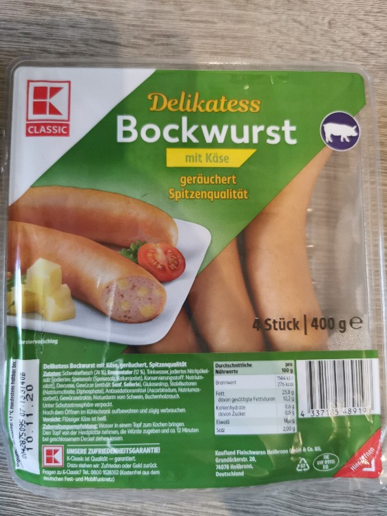 Delikatess Käse-Bockwurst von ElPapo | Hochgeladen von: ElPapo