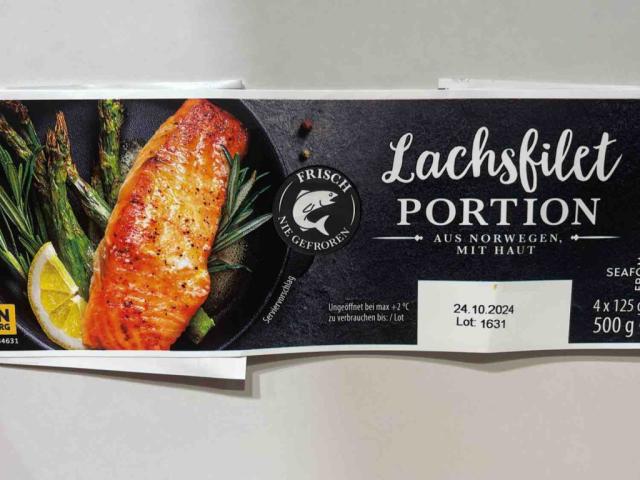 Lachs (frisch), Aus Norwegen mit Haut von backpfeife | Hochgeladen von: backpfeife