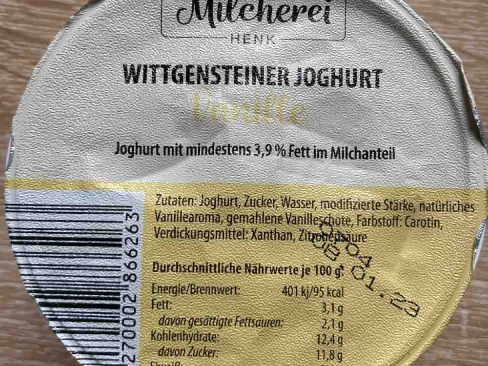 Wittgensteiner Joghurt Vanille, 3,9% Fett im Milchanteil von toa | Hochgeladen von: toahc