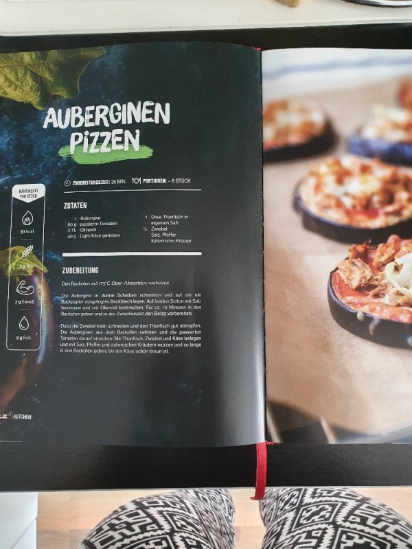 Auberginen Pizzen, 51 kcal pro Stück von MonikaPichler | Hochgeladen von: MonikaPichler