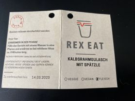 Rex Eat: Kalbsrahmgulasch mit Spätzle (andere Zusammensetzung) | Hochgeladen von: chriger