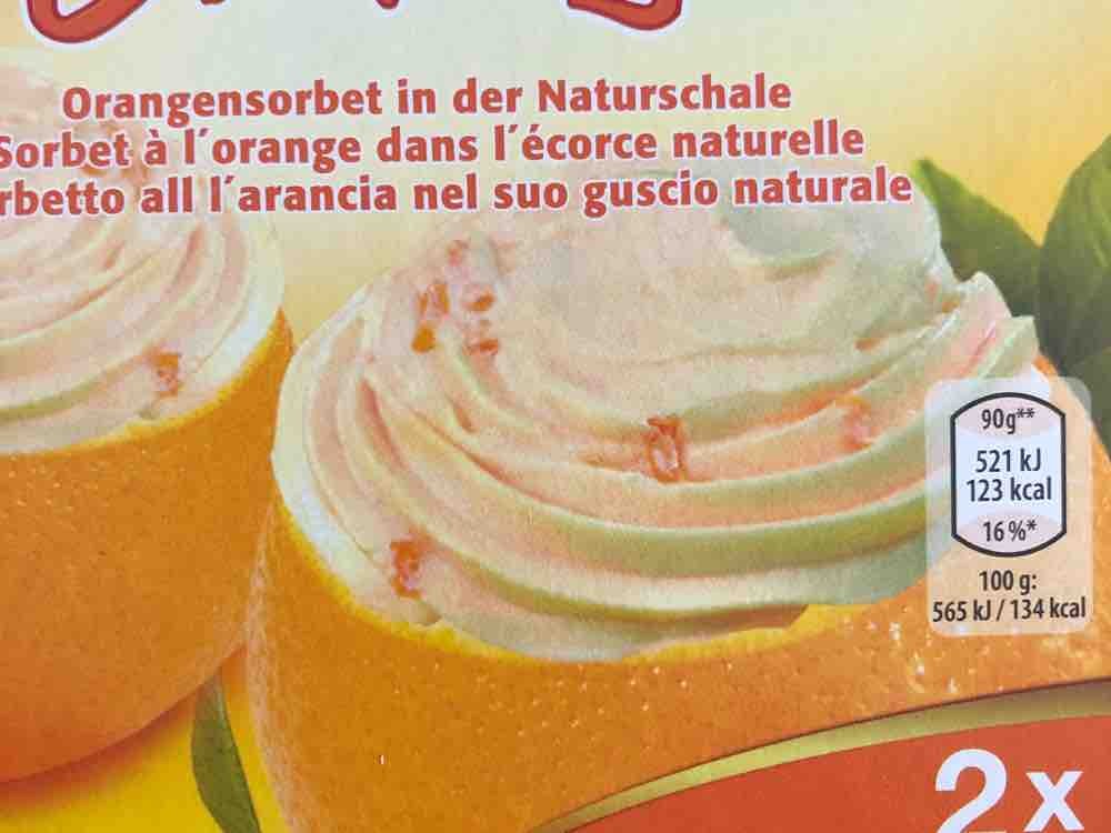 Orangensorbet in der Naturschale von Angeleyes1581 | Hochgeladen von: Angeleyes1581