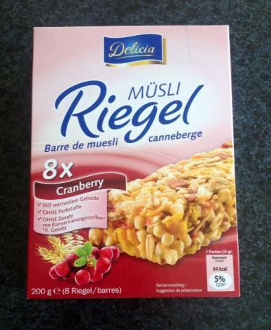 Müsli Riegel, Cranberry | Hochgeladen von: xmellixx