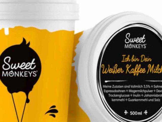 Sweet Monkey’s Weißer Kaffee Eis, pures Eisvergnügen von Pampilo | Hochgeladen von: Pampilou