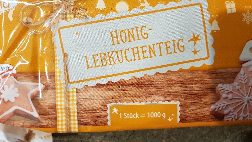 Bella, Honig Lebkuchenteig Kalorien - Neue Produkte - Fddb