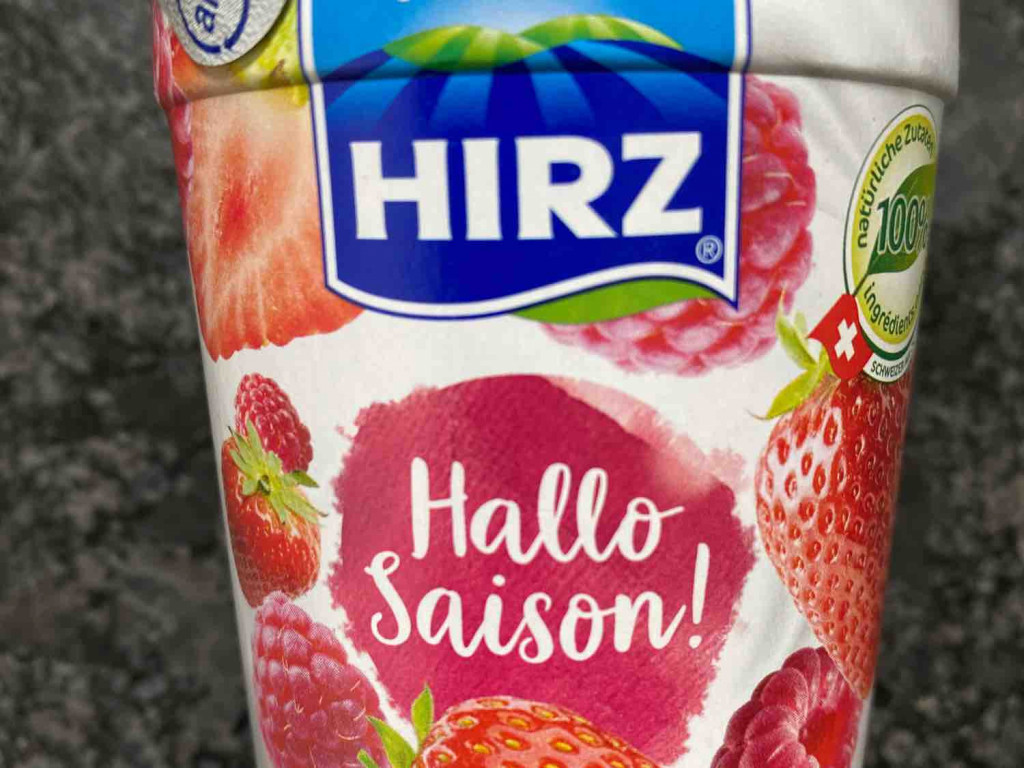 HIRZ Joghurt Himbeere-Erdbeere von verenavargach756 | Hochgeladen von: verenavargach756