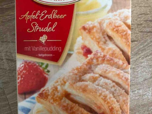 Apfel-Erdbeer Strudel, mit Vanillepudding von AleMani | Hochgeladen von: AleMani