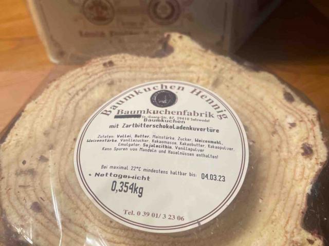 Baumkuchen Salzwedel, mit Zartbitter-Schokolade von JanJohann | Hochgeladen von: JanJohann