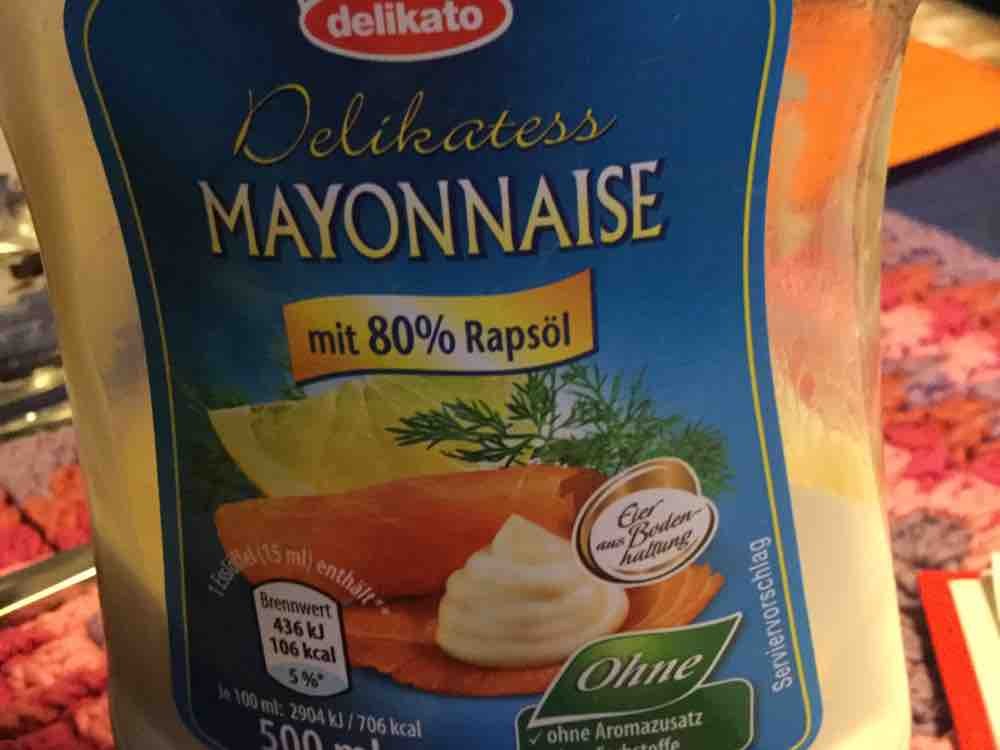 Mayonnaise Sonstiges Aldi, 80 - Kalorien - Rapsöl mit % Fddb