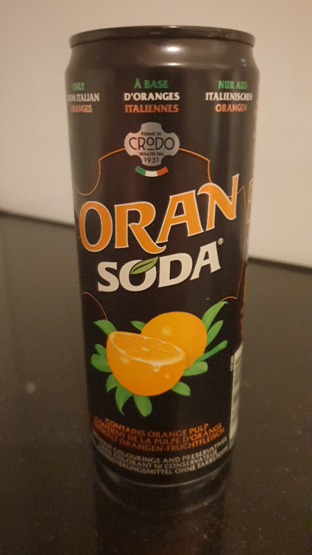 Oransoda Orangenlimonade Dose, 12% Orangensaft von Martin Hhn | Hochgeladen von: Martin Hhn