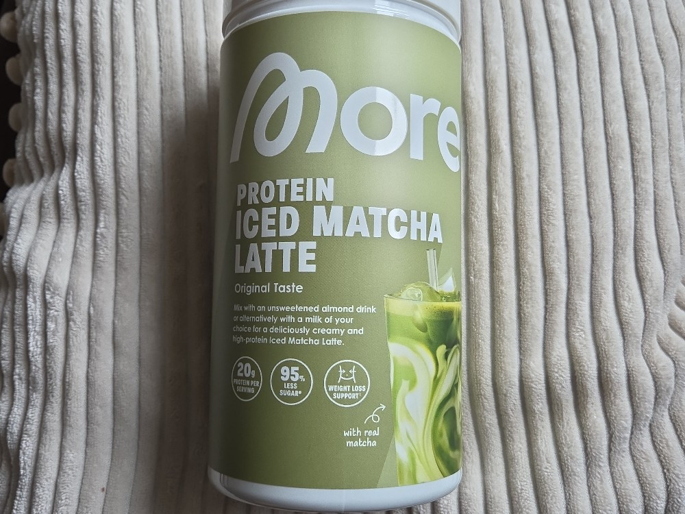 Protein Iced Matcha Latte, [ungesüßter Mandeldrink] von J1197 | Hochgeladen von: J1197