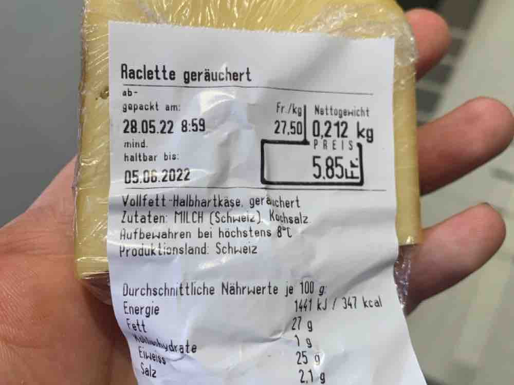 Raclette geräuchert von niti291 | Hochgeladen von: niti291