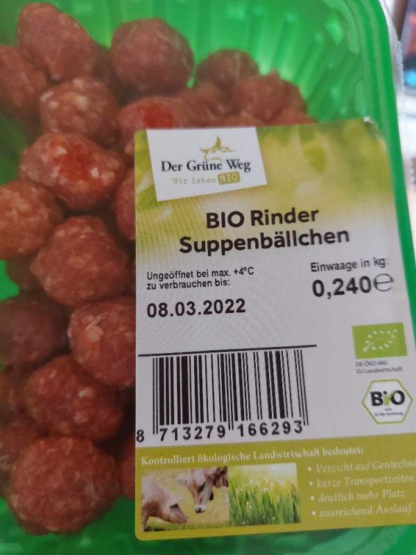 Bio Rinder Suppenbällchen von uhabsick611 | Hochgeladen von: uhabsick611