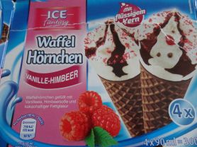 ICE Waffel Hörnchen Vanille-Himbeer, lecker | Hochgeladen von: reg.