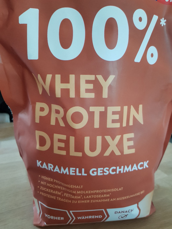 Whey protein deluxe, Karamell Geschmack von Moky | Hochgeladen von: Moky
