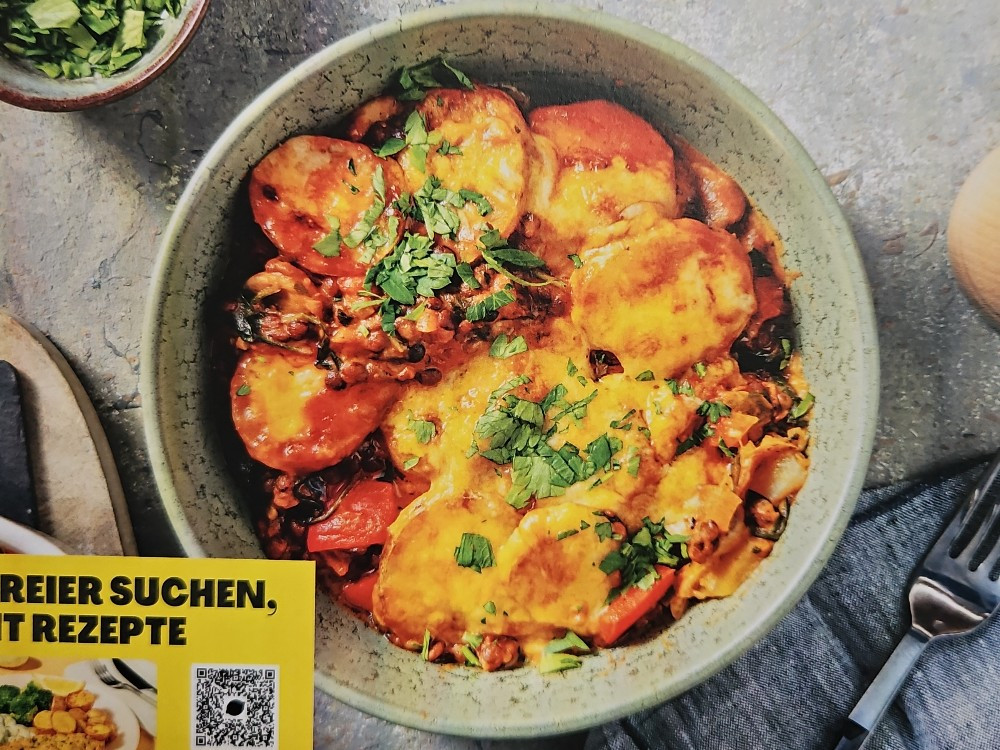 Hello Fresh Linsenauflauf mit Käse Kartoffel Haube von Diana Coe | Hochgeladen von: Diana Coe Hello Fresh Linsenauflauf mit Käse Kartoffel Haube von Diana Coe | Hochgeladen von: Diana Coe