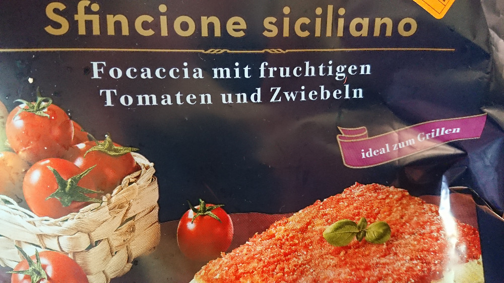 Sfincione siciliano, Focaccia mit Tomaten u Zwiebeln von Pip17 | Hochgeladen von: Pip17