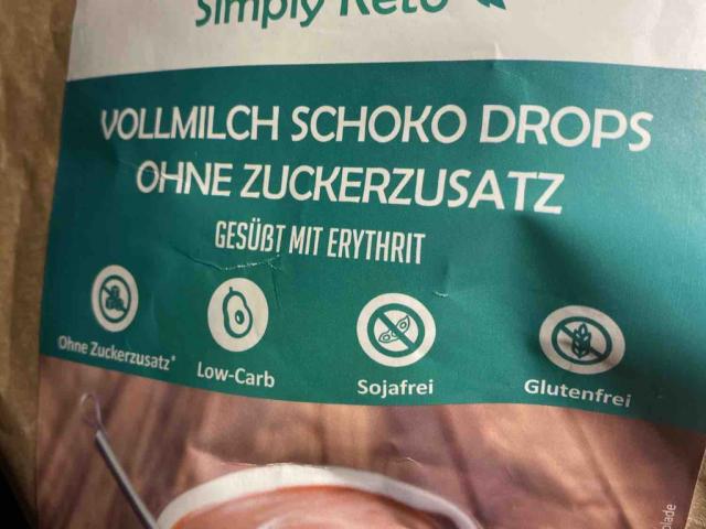 Simply Keto Vollmilch Schokodrops ohne Zucker von Wonderwoman234 | Hochgeladen von: Wonderwoman234