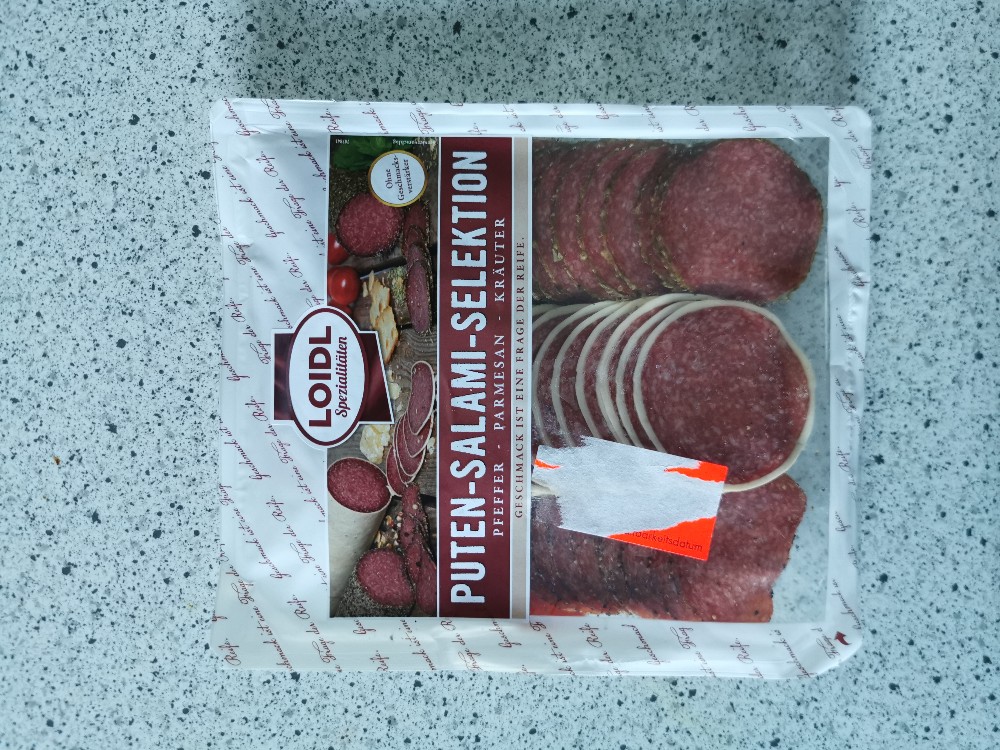 Puten-Salami-Selektion/Loidl, Putenfleisch/Palmfett/Kreuter von  | Hochgeladen von: Hrmi