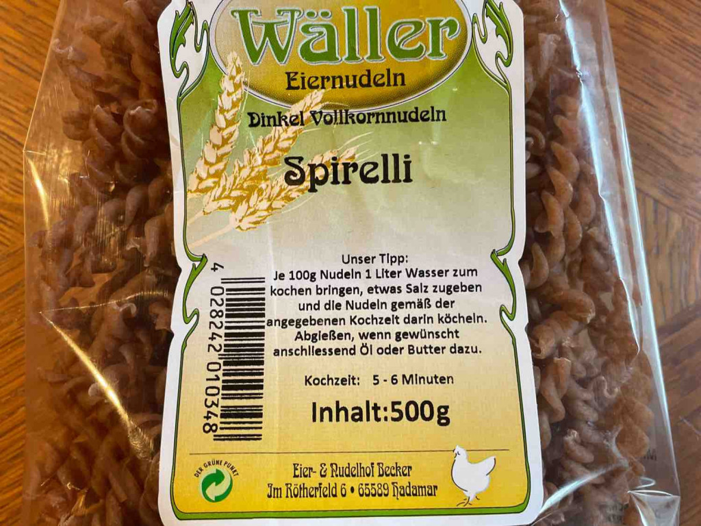 Vollkorn-Spirelli, Ei, Weizen von emelieofficial | Hochgeladen von: emelieofficial
