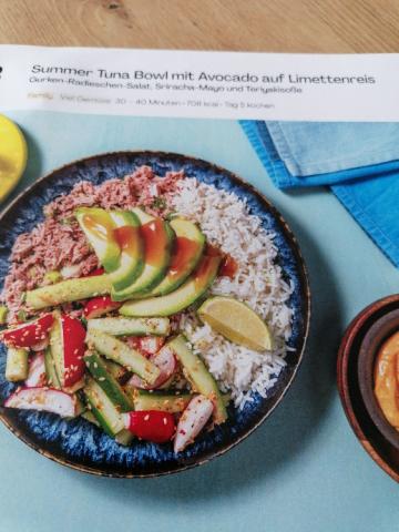 Tuna Bowl mit Avocado auf Limetten Reis von shirley93 | Hochgeladen von: shirley93