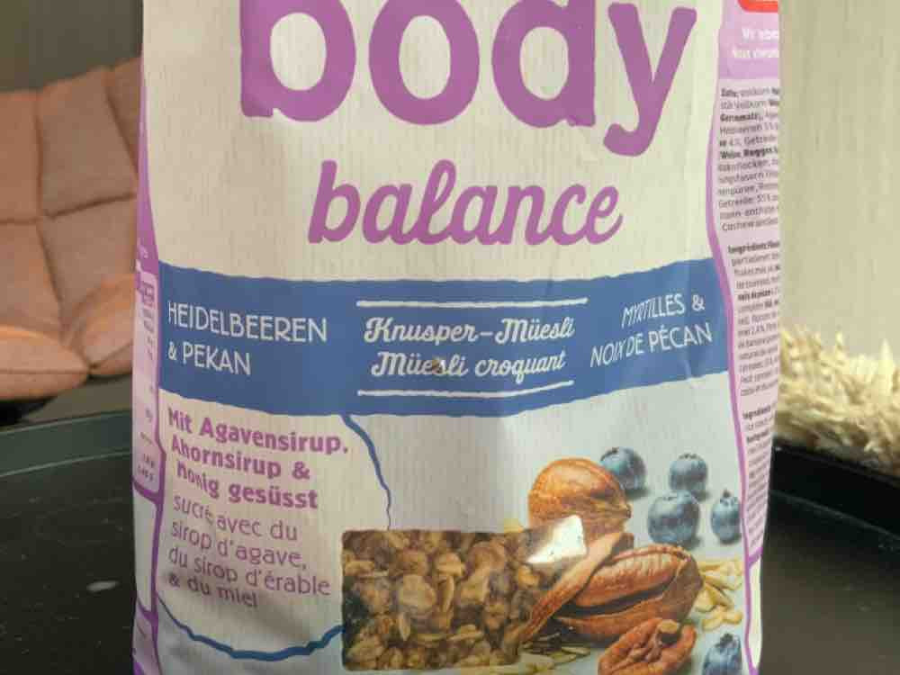Knuspermüsli Body balance , Heidelbeeren & Pecan von iHans | Hochgeladen von: iHans